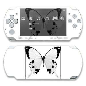 Monochrome Butterfly Decorative Protector Skin Decal Sticker for Sony 