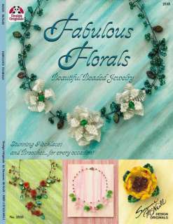 FLORALS Glass Beaded Jewelry Wire Beading Idea Book  