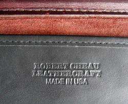 ROBERT CHEAU Leatherware Bridle Leather Briefcase USA  