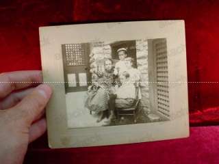NICE Antique 1898 CABINET CARD Brothers/Sisters PHOTO  