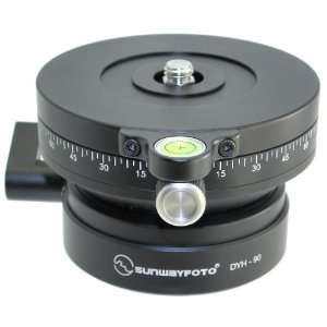   90mm Panning Leveling Base with with Fluid Rotation for Tripod Sunway