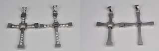 Mini Version 925 Fast and Furious Silver Cross Pendant With 316L 