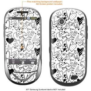   Sticker for AT&T Samsung Sunburst case cover sunburst 391: Electronics