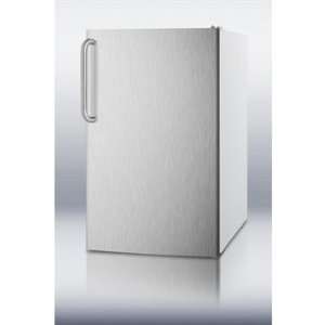  Summit: CM405SSTBR 4.1 cu. ft. Compact Refrigerator with 