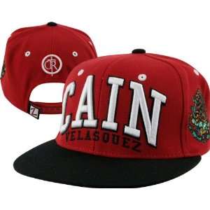  Cain Velasquez Dethrone Red/Black Cain Snap Back Hat 