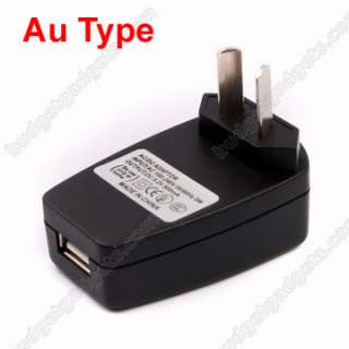 Au AC to USB Power Adapter Charger for Mp3/4 Cellphone  