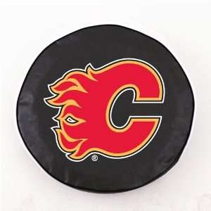Calgary Flames Logo Tire Cover (Black) A H2 Z  Sports 