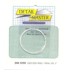  3ft. Race Car Ignition Wire White Detail Master Toys 