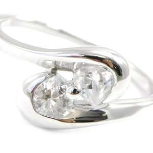  Ring silver Câlin hearts.   Taille 48 Jewelry
