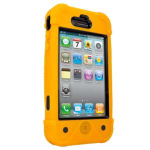 iFrogz Bullfrogz Rugged Case for iPhone 4 and 4S Orange / Black, New 