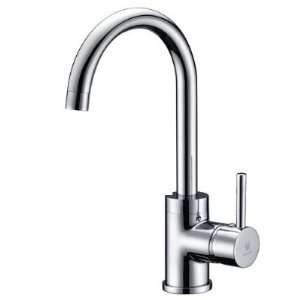   High Spout Kitchen Sink Solid Brass Faucet, Chrome: Home Improvement