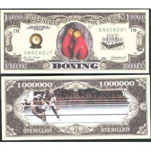  Boxing MILLION DOLLAR Novelty Bill Collectible: Everything 