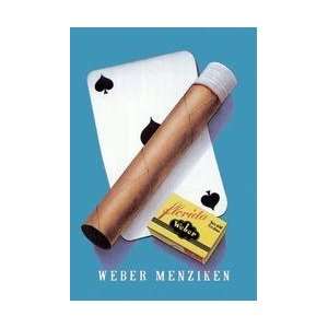  Weber Menziken Cigars 12x18 Giclee on canvas