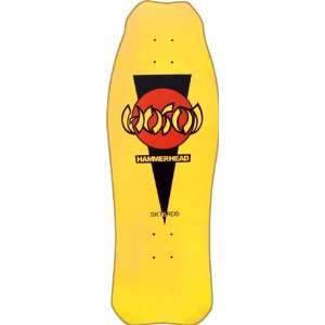  Hammerhead Og Deck 10.37x30 Yellow Skateboard Decks: Sports & Outdoors