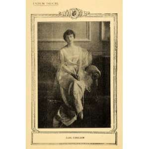  1915 Ad Elsie Ferguson Stage Film Actress Fashion Gown 