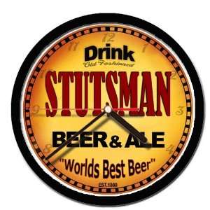  STUTSMAN beer and ale cerveza wall clock: Everything Else