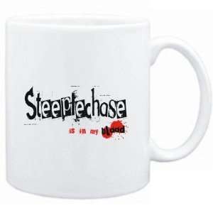  Mug White  Steeplechase IS IN MY BLOOD  Sports Sports 