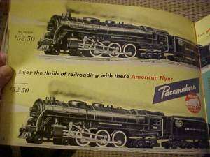 See my listings for the 1952, 1956 and 1957 AMERICAN FLYER catalogues