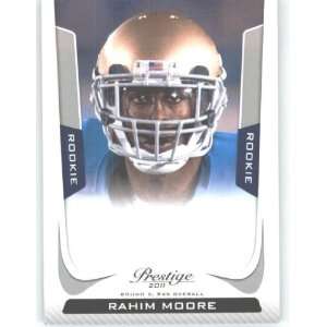 com 2011 Panini Prestige #279 Rahim Moore RC   UCLA / Denver Broncos 