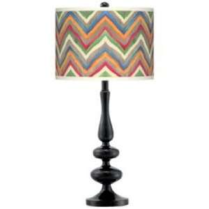  Canyon Waves Giclee Paley Black Table Lamp: Home 