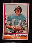 1974 TOPPS FOOTBALL GREG LANDRY #275 LIONS NRMT A1969