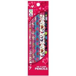  Valentine Pencils Clip Strip Display Case Pack 2 