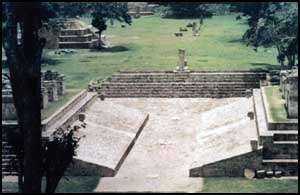 Museum Copy MAYAN STONE BALLCOURT MARKER, Copan 700AD  