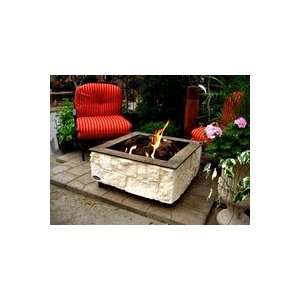  Firescapes Austin Lime Outdoor Gas Fireplace: Patio, Lawn 