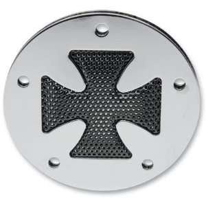 Drag Specialties Accent Style Points Cover   Cross   Chrome 63143B2