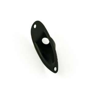  Strat Recessed Jackplate Bk