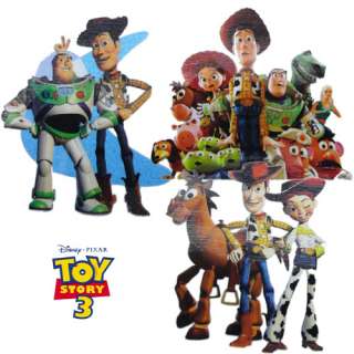 6x Disney Toy Story Buzz Woody Iron on Patch Set  