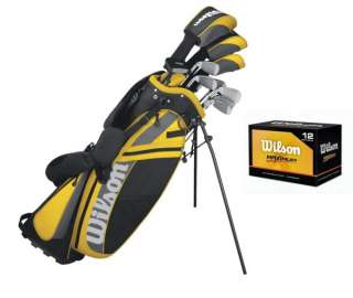 Wilson Ultra Mens Left Handed Golf Set w/ Bag +Balls  
