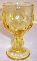 FRANCISCAN POTTERY CRYSTAL CABARET CORNSILK WINE GLASS!  