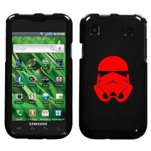   GALAXY S VIBRANT T959 RED STORMTROOPER ON A BLACK HARD CASE COVER
