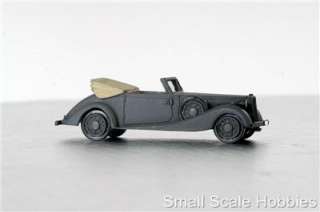 German WWII Horch 830 Cabrio Wespe 87012, For 1/87 Minitanks Resin Kit 
