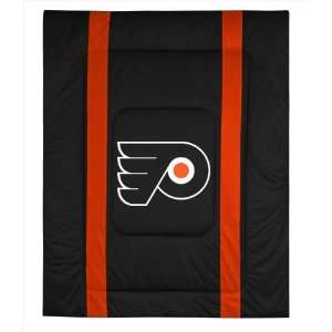   Flyers NHL Sidelines Collection Comforter: Sports & Outdoors