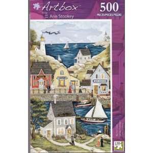   : ArtBox 500 Pc Puzzle Art by Ann Stookey   Mystic Cove: Toys & Games