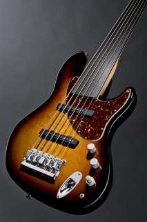 Fender Steve Bailey Jazz Bass VI (Six String) Fretless, Hard Shell 