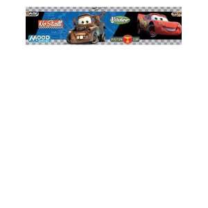  Wallpaper Disney Cars Victory Lane Blue/Grey 5in Prepasted 