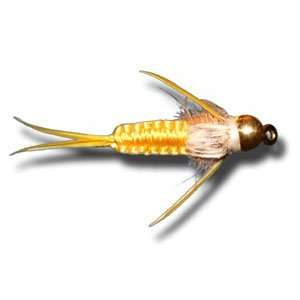  BH Woven Stonefly Nymph   Golden Fly Fishing Fly: Sports 