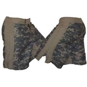  ACU and Tan MMA Shorts (Blank) Size 34 