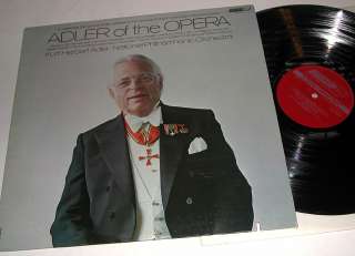 ADLER OF THE OPERA Stereo LONDON FFRR LP CS 7133 NM!  