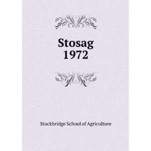  Stosag. 1972 Stockbridge School of Agriculture Books