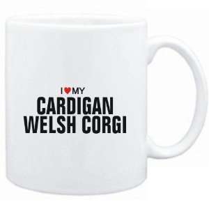   Mug White  I love my Cardigan Welsh Corgi  Dogs: Sports & Outdoors