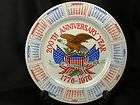 1776 1976 Calendar PLATE US Eagle 200th Anniversary Spencer Gifts 