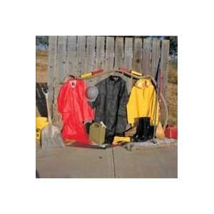   Yellow Hooded Classic Rain Jacket Size: Medium: Home Improvement