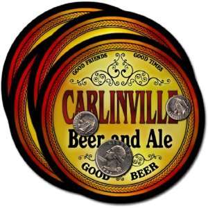  Carlinville, IL Beer & Ale Coasters   4pk 