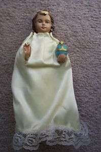 1966 Columbia Statuary Jesus Infant Of Praque Italy  