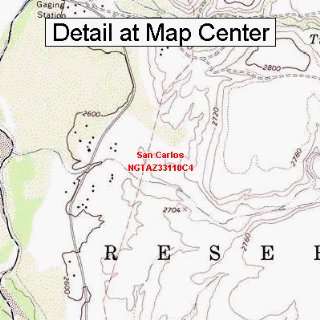   Map   San Carlos, Arizona (Folded/Waterproof)