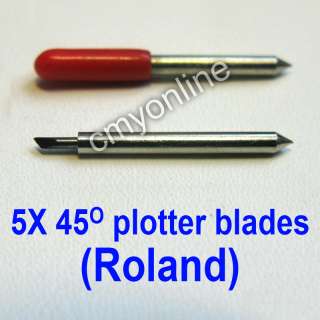 New 5x 45° blade for Roland vinyl plotter cutter  